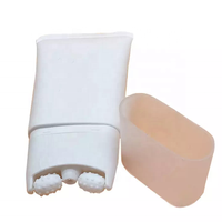 Récipient cosmétique 150ml, tube de massage des pieds et de la tête sans Silicone, avec double rouleau, pour crème à huile, 10 pièces