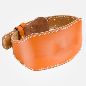 Cinturón de levantamiento de pesas de cuero con soporte lumbar acolchado para sentadillas y ejercicios de gimnasio, con hebilla ajustable de alta resistencia, modelo 2025 - Product Image 4