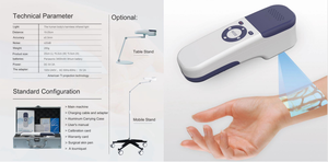 Iluminador de venas médicas ajustable reutilizable, detección infrarroja de 10mm, respetuoso con el medio ambiente <span class=keywords><strong>para</strong></span> uso veterinario de perros y Mascotas - Product Image 5