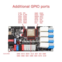 ESP32 Tasmato Kit pengembangan WLED/IOT DIY RGB LED Controller Pixel 4 saluran Remote Control kemampuan WiFi untuk DIY dimmer