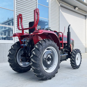 Заводской мини-трактор на четырех колесах с дизельным двигателем, гидравликой с датчиками нагрузки и 5 SCVs, компактный колесный трактор - Product Image 5