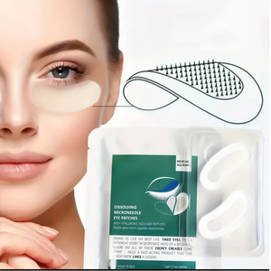 Patchs oculaires en feuille micro-aiguilles anti-rides à l'acide hyaluronique soluble, personnalisables avec logo, pour le visage, GZ RTS, commande en gros mixte - Product Image 2