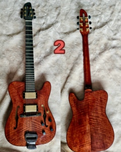 กีตาร์ไฟฟ้า <span class=keywords><strong>Fender</strong></span> Violinstyle แบบปรับแต่งได้สำหรับกีตาร์เทเลแคสเตอร์  หน้าไม้เมเปิลสลักลาย  ท็อปไม้สปรูซ  ทรงแจ๊สฮอลโลว์บอดี้  ทรงอาร์คท็อป - Product Image 6