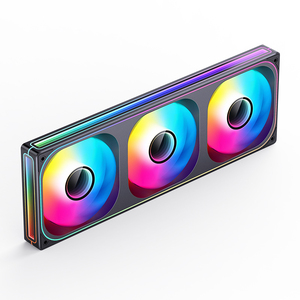 Nouveau ventilateur de boîtier inverse positif Jonsbo ZB-360 <span class=keywords><strong>AIO</strong></span> pour le refroidissement des ordinateurs de jeu, ventilateur de boîtier PC ARGB PWM 4 broches ARGB 3 broches - Product Image 2