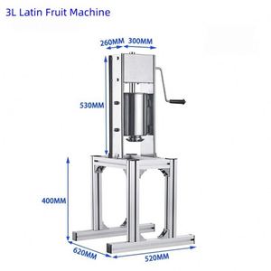 Máquina para Hacer Churros Españoles de 3L con Freidora, Precio al por Mayor, Máquina Manual de Acero Inoxidable para Churros - Product Image 6