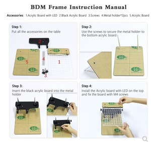 คอนโซลอ่านและเขียน ECU แบบมัลติฟังก์ชั่นพร้อมไฟ LED และขายึด BDM รองรับหัวอ่าน 4 หัว รองรับอะแดปเตอร์ BDM 22 ชิ้น รุ่น L222 - Product Image 2