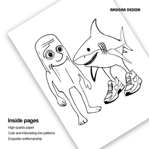 Best-seller : Ensemble de livres de coloriage sur mesure sur le thème des extraterrestres, livre de coloriage en papier pour enfants, impression de bandes dessinées et de romans, reliure parfaite - Product Image 6