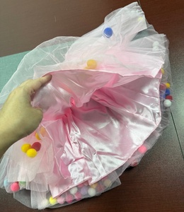 Falda Tutú para Niña, con Capas de Tul, Estilo Princesa, con Pompones, para Bailar en el Escenario - Product Image 4