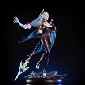 1/7 escala Raiden Shogun Keqing Ganyu Hutao Kamisato <span class=keywords><strong>Ayaka</strong></span> Shenhe figura de acción modelo Durable PVC plástico escritorio ornamento congelado - Product Image 4