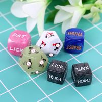 2 dés amoureux amusants pour jeu, jouet romantique pour adultes, cadeau de couple, jouet sexuel à deux faces