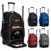 Sac à dos de baseball personnalisé avec porte-batte, porte-casque, compartiment à chaussures, sac pour équipement sportif, fabricant OEM