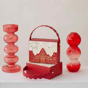 [En Stock] Creative Château De Mariage Boîte De Bonbons À Main Boîte D'emballage De Bonbons Feux D'artifice Or Estampage Logo Impression <span class=keywords><strong>Princesse</strong></span> Boîte - Product Image 6