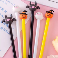 Échantillons gratuits Halloween Promotionnel Kawii Cartoon 0.5mm Bleu Noir Recharge D'encre Gel Stylo En Gros