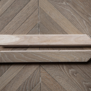 Suelo de Roble Chevron de Ingeniería, 385x40 mm, Grosor 15/4 mm, AB Ahumado, Curado UV, Instalación con Sistema de Clic, Curado UV - Product Image 6