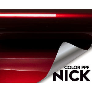 Brillante Original de fábrica TPU <span class=keywords><strong>escarlata</strong></span> Color rojo envoltura de coche cuerpo de coche autocuración extraíble sin residuos película de protección de pintura - Product Image 2