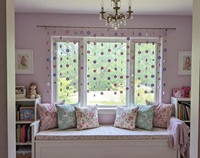 Rideau en fleurs de glycine au crochet, fait main et parfumé, moderne, pour décoration de fenêtre de remise de diplôme, Noël/Nouvel An, longueur personnalisée, doux
