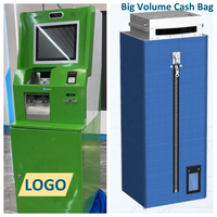 Machine de dépôt en espèces pour les banques Kiosque de paiement avec dépôt fiduciaire et sac d'argent