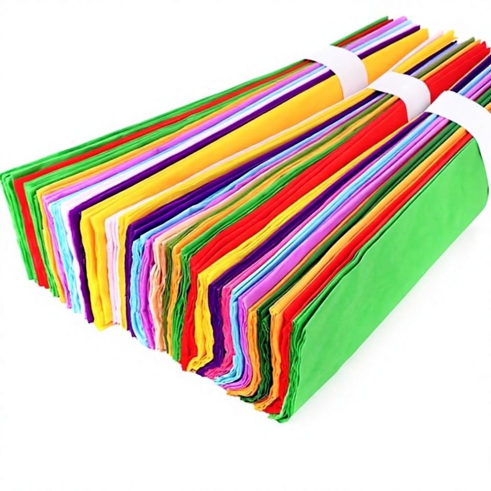 Stationery Origami Craft Paper Flowers Crepe Paper Background Cloth ...