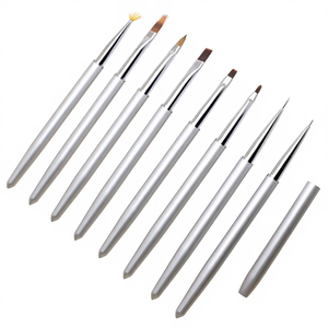 Stylo de traçage pour nail art en métal, gel UV, outil de dessin et de sculpture 3D - Product Image 5