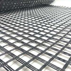 Directe Fabrieksverkoop Glasvezelrooster Voor Ballastversteviging Grondwerk Poester Plastic Materiaal Geogrid Gemaakt Van Glasvezel - Product Image 4