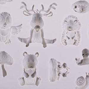 Moule à Fondant en Silicone, figurine d'animal de Zoo, pour bonbons au chocolat, pâte de gomme, en argile polymère, résine - Product Image 6