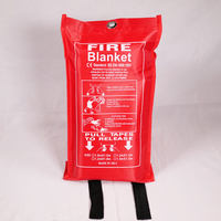 Couverture anti-feu |   Couverture anti-feu en fibre de verre d'urgence pour les personnes, ignifuge, résistant au feu, sécurité de survie, cuisine