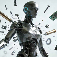 Fabricant d'accessoires de robots modernes, pièces usinées par CNC, fournissant un service complet pour les pièces de précision, certifié ISO9001 CE