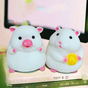 Adorable 11.5cm Hamster & Piggy <b>Squishy</b> Squeeze Toy Super Bouncy for Kids Adults Stress Relief Gift for Busy Days Relaxing Time - Product Image 2