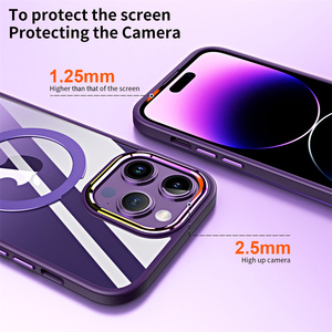 Designer à la mode charge dur coloré magnétique sûr porte-anneau étui de téléphone portable pour <span class=keywords><strong>iPhpne</strong></span> 11 <span class=keywords><strong>12</strong></span> 13 14 15 16 Pro Max couverture - Product Image 3