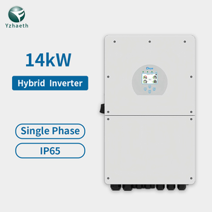 Deye 14kw <span class=keywords><strong>16kw</strong></span> Single phase IP65 cảm ứng đầy màu sắc <span class=keywords><strong>LCD</strong></span> 290A hiện tại 16 đơn vị song song cho năng lượng mặt trời nhà hệ thống lai biến tần - Product Image 1