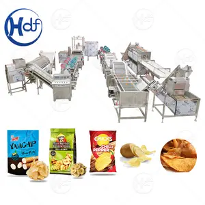 Hot Sale Potato Flakes Production Line Factory Price French Fries Maker Price Of Potato Chips Production Line