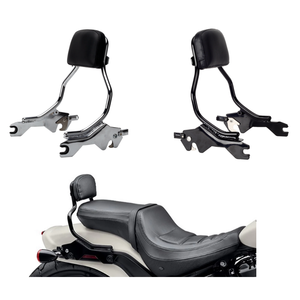 Respaldo de altura estándar para motocicleta Harley <span class=keywords><strong>FXFB</strong></span> 114 FXFBS 2018-2021, almohadilla de cojín trasero de cuero PU para auto - Product Image 1