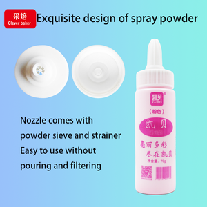 70g yenilebilir gıda sınıfı renklendirici toz 8 meyveli renkler kek dekorasyon için şişe gıda renk katkı içinde paketlenmiş - Product Image 4