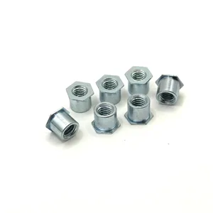 Through hole flat head hexagon riveted nut-Hardened carbon steel Rivet Hex Nut Blind Rivet Nuts M3 M3.5 M4 M5