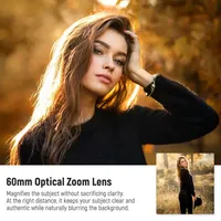 Objectif téléobjectif NEEWER LS-41 PRO 60 mm avec zoom optique 2x, MF HD, multi-couches, clip magnétique 17 mm pour iPhone Android, vidéo, vlog