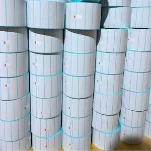 Rouleau d'étiquettes vierges à transfert thermique direct de taille personnalisée, autocollants imprimables circulaires colorés, autocollants d'emballage imperméables - Product Image 5