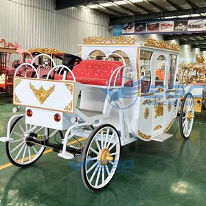 Prix d'usine en gros : Carrosse royal électrique élégant pour le transport de chevaux et les mariages - Product Image 2