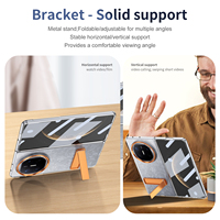 Étui Huawei Mate X6 X5 X3 XT Ultimate en alliage d'aluminium, support, coque de protection antichoc, coque transparente en PC rigide pour pliage triple