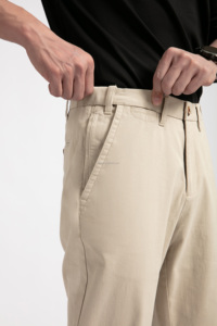 Pantalon droit vintage premium pour homme avec taille extensible, infroissable, respirant, léger, pour affaires, décontracté ou <span class=keywords><strong>golf</strong></span> - Product Image 3