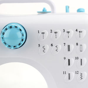 Machine à coudre mini 12 points à prix d'usine, multifonction domestique, double fil et vitesse, <span class=keywords><strong>bras</strong></span> <span class=keywords><strong>libre</strong></span>, pour artisanat et réparation - Product Image 4