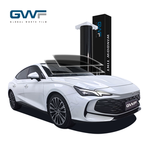 Película de ventana de coche de alta calidad Papel <span class=keywords><strong>Con</strong></span> Hilo De Tinte de aislamiento Protección de vidrio de coche Película de ventana de tinte antirrobo - Product Image 1