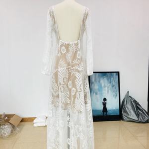 Robes longues à manches longues, sexy, moulantes, longueur au sol, grande taille, robe de soirée pour soirée décontractée - Product Image 6