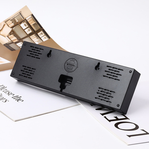 Nouvelle horloge numérique électronique à matrice de points RGB avec commande vocale, calendrier, compte à rebours et minuterie pour la maison, à poser ou à accrocher au mur - Product Image 6