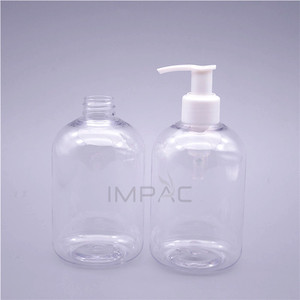 Trong Suốt Kích Thước Lớn Rỗng 300Ml Chai Nhựa Với Dầu Gội Đầu Bơm Dispenser Bao Bì Container 10Oz - Product Image 5