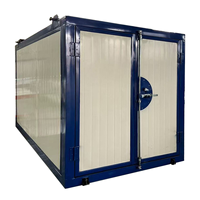 Équipement de revêtement par poudrage/séchage personnalisé 220 ℃   Cabine de peinture à haute température pour le durcissement des jantes de pièces automobiles