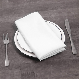Servilletas de Boda Blancas de Poliéster Jacquard Hechas a Mano, Personalizadas al por Mayor, 130-200gsm, Inthetrend, para Restaurante, Hotel y Uso en Exteriores - Product Image 5