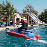 Haute qualité gonflable Mini Jet Ski eau flottant électrique Jet Ski gonflable fête bateau Jetski avec moteur moteur location d'événement