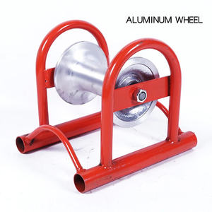 بكرة لوضع كابلات الطاقة الكهربائية، عجلة ألومنيوم، فتحة أنابيب رأس البئر الزاوية، صينية جسرية، لوح مسطح، بكرة كابل أرضي - Product Image 2