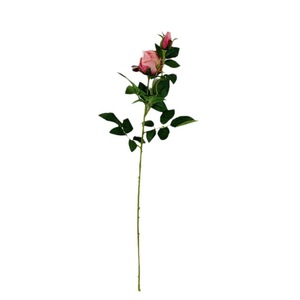 ดอกกุหลาบบัลแกเรียประดิษฐ์ยี่ห้อยาสุโนบุ สีขาว พร้อมแจกัน สำหรับตกแต่งบ้านและงานแต่งงาน - Product Image 3