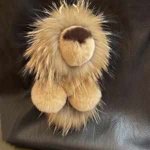 Venta al por mayor 18CM gran oferta dibujos animados animales de peluche juguetes Piel de peluche pequeño llavero promoción suave llaveros colgante - Product Image 4